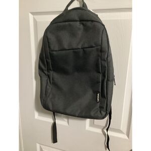 Lenovo 15.6" Laptop Casual Backpack B210 Travel Charcoal Grey Canvas Bag new